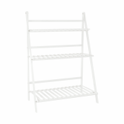 Skladací regál, biela, NEPEL TYP 1 + darček