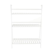 Skladací regál, biela, NEPEL TYP 1 + darček