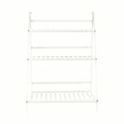 Skladací regál, biela, NEPEL TYP 1 + darček