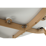 Stolička, biela/prírodná, SINTIA