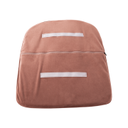 Dizajnové kreslo, ružovohnedá Velvet látka, ZIRKON