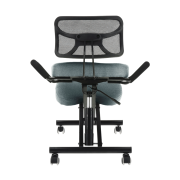 Ergonomická kľakačka, sivá/čierna, RUFUS