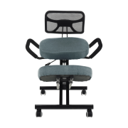 Ergonomická kľakačka, sivá/čierna, RUFUS