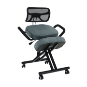 Ergonomická kľakačka, sivá/čierna, RUFUS
