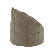 Sedací vak, svetlohnedá látka, ALMERO