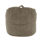 Sedací vak, svetlohnedá látka, ALMERO