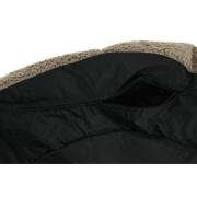 Sedací vak, svetlohnedá látka, ALMERO