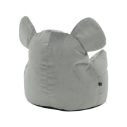 Sedací vak, sivá látka, BABY TYP 2