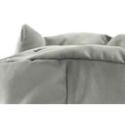 Sedací vak, sivá látka, BABY TYP 2