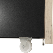 Posteľ s prístelkou, antická biela, 90x200, ANTIKO