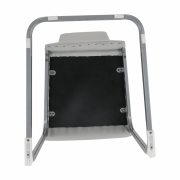 Jedálenská stolička, svetlosivá/sivá, NOBATA