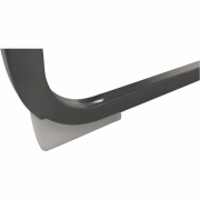 Jedálenská stolička, svetlosivá/sivá, NOBATA