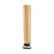 Barový stôl, biela/dub, priemer 60 cm, IMAM