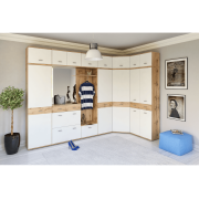 Vešiakový panel TYP 5, dub wotan, CYRIL