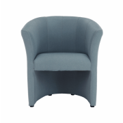 Klubové kreslo, mentolová látka, CUBA