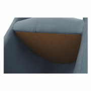 Klubové kreslo, mentolová látka, CUBA