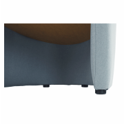 Klubové kreslo, mentolová látka, CUBA