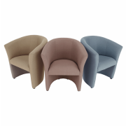 Klubové kreslo, mentolová látka, CUBA