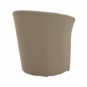 Klubové kreslo, béžová látka, CUBA