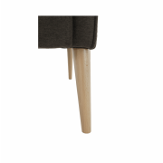 Kreslo ušiak, hnedá/buk, BREDLY