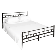 Posteľ, čierna, 160x200, TAJGI