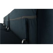 Rohová sedacia súprava, modrá, ľavá, AMARETA