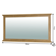 Zrkadlo MZ16, dub grand, LEON