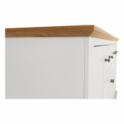 Komoda MZ9, biela/dub grand, LEON