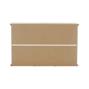 Komoda MZ11, biela/dub grand, LEON