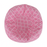 Sedací vak, ružovo-biela vzor, GOMBY