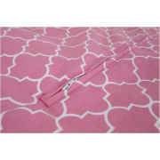 Sedací vak, ružovo-biela vzor, GOMBY