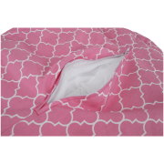 Sedací vak, ružovo-biela vzor, GOMBY
