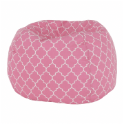 Sedací vak, ružovo-biela vzor, GOMBY