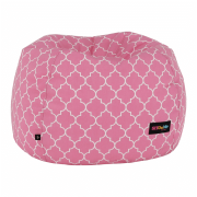 Sedací vak, ružovo-biela vzor, GOMBY
