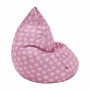 Sedací vak, ružovo-fialová/vzor, TELDIN