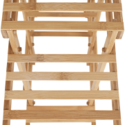 Viacúčelový regál, prírodná, TABIA + darček