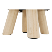 Taburet v tvare kravičky, látka Velvet biela/čierna/prírodná, MOLLY