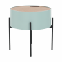 Príručný stolík, neo mint/prírodná/čierna, MOSAI