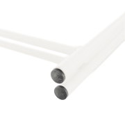 Príručný stolík s odnímateľnou táckou, biela, RENDER