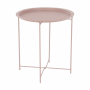 Príručný stolík s odnímateľnou táckou, nude ružová, RENDER