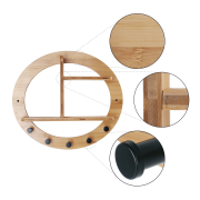 Polica, prírodný bambus, ARTID TYP 1