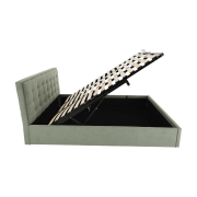 Posteľ, mentolová, 160x200, ELSIE