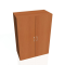 Skriňa DRIVE zatvorená 2 police 80x111x42cm čerešňa
