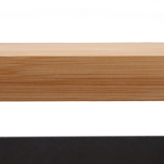 4-policový regál, prírodná/čierna, NAOKO