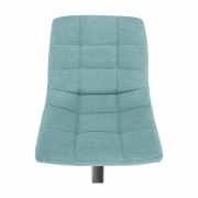 Barová stolička, mentolová/čierna, LAHELA