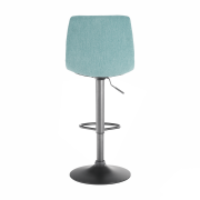 Barová stolička, mentolová/čierna, LAHELA
