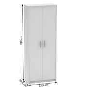 Kancelárska zostava, biela, JOHAN 2 NEW