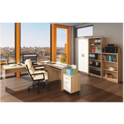 Kancelársky regál, dub sonoma, JOHAN 2  NEW 04