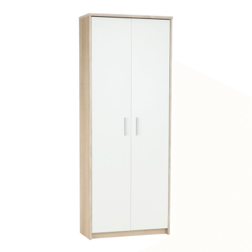 Kancelárska skriňa, dub sonoma/biela, JOHAN 2 NEW 05