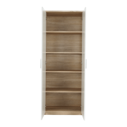 Kancelárska skriňa, dub sonoma/biela, JOHAN 2 NEW 05